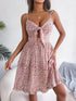 'Elowen' Floral Spaghetti Strap Mini Dress - Celes Fashion